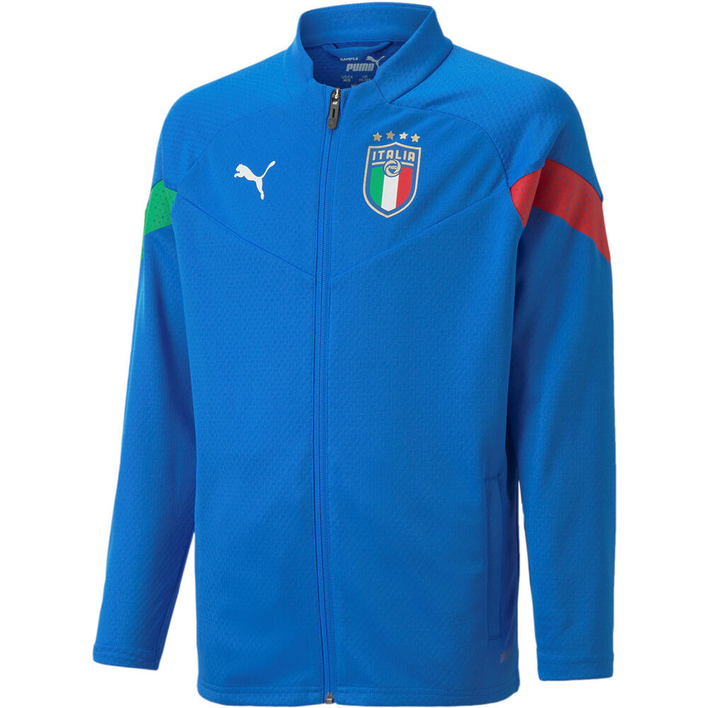 Puma sudadera entrenamiento fútbol niño FIGC Training Jacket vista frontal