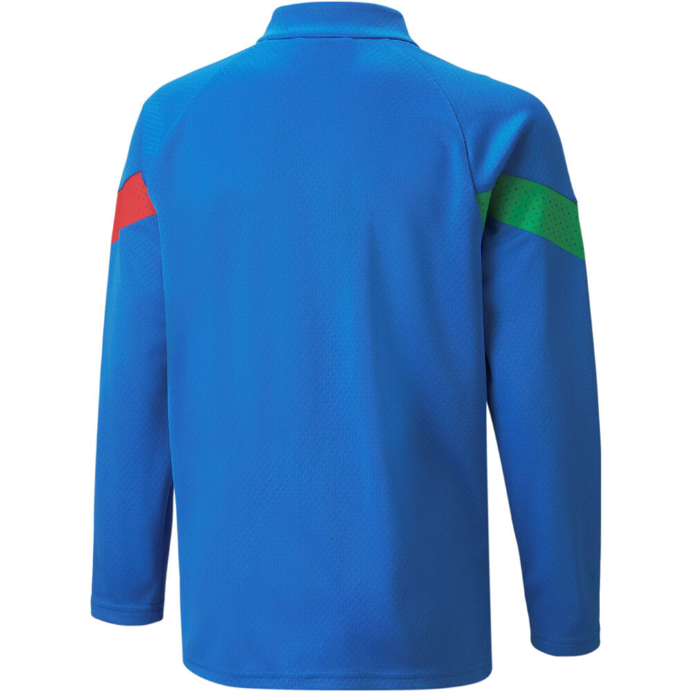 Puma sudadera entrenamiento fútbol niño FIGC Training Jacket vista trasera