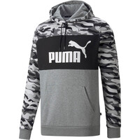 Puma sudadera hombre ESS+ Camo Hoodie FL vista detalle