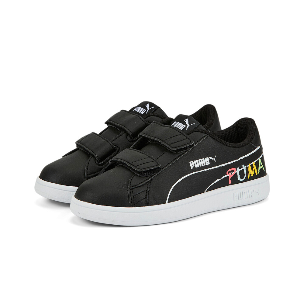 Puma zapatilla moda niño Puma Smash v2 Home S lateral interior