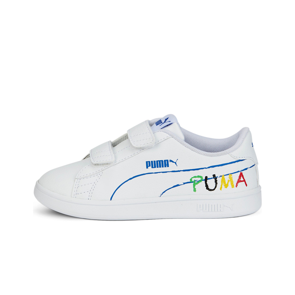 Puma zapatilla moda niño Puma Smash v2 Home S lateral exterior