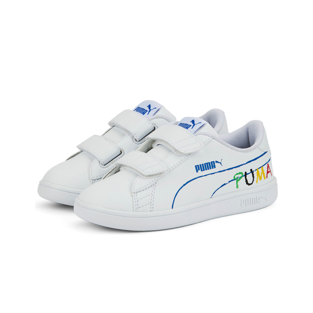 Puma zapatilla moda niño Puma Smash v2 Home S lateral interior