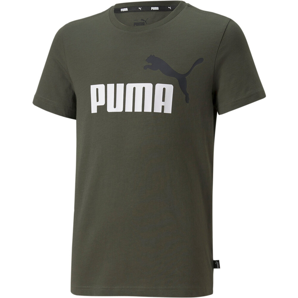 Puma camiseta manga corta niño ESS+ 2 Col Logo Tee vista frontal