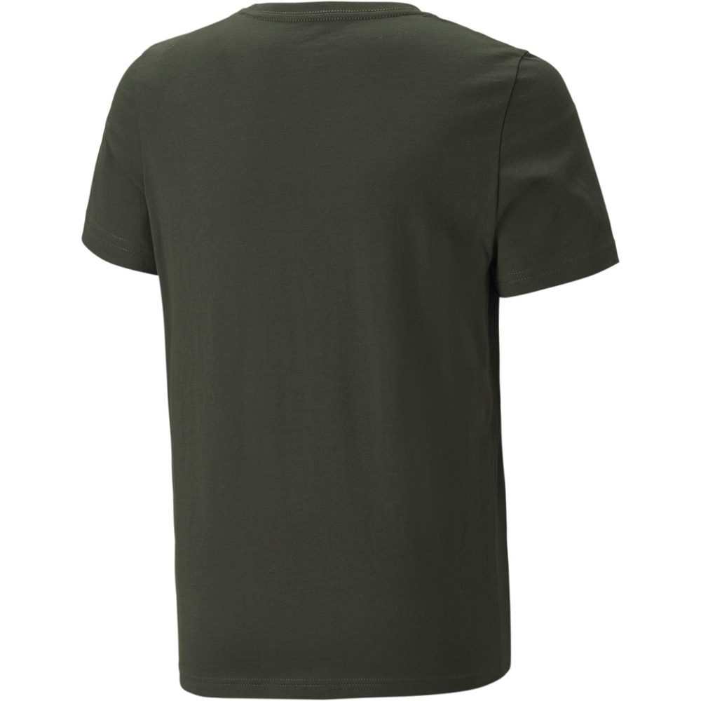 Puma camiseta manga corta niño ESS+ 2 Col Logo Tee vista trasera