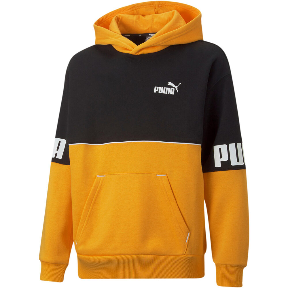 Puma sudadera niño Puma Power Colorbloc vista frontal