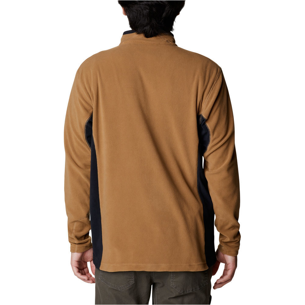 Columbia forro polar hombre Klamath Range II Half Zip vista trasera