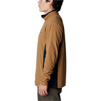 Columbia forro polar hombre Klamath Range II Half Zip vista detalle