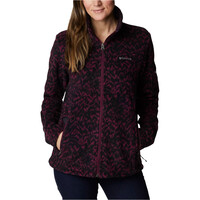 Columbia forro polar mujer Fast Trek Printed Jkt vista frontal