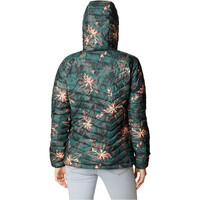 Columbia chaqueta outdoor mujer Powder Lite Hooded Jacket vista trasera