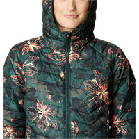 Columbia chaqueta outdoor mujer Powder Lite Hooded Jacket vista detalle