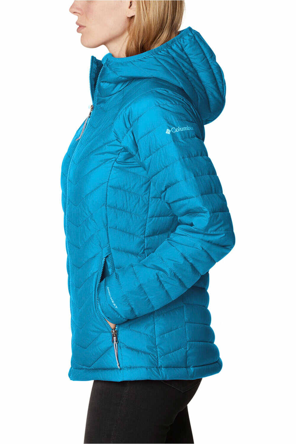 Columbia chaqueta outdoor mujer Powder Lite Hooded Jacket vista frontal