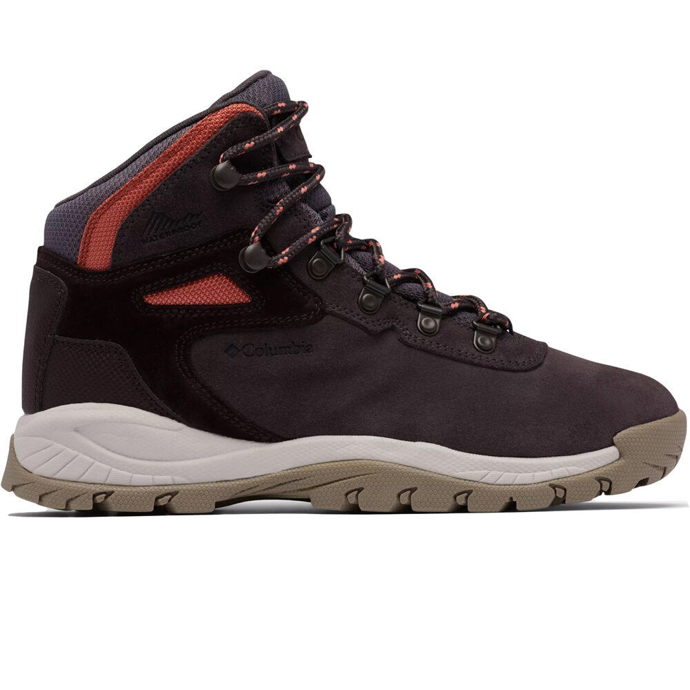 Columbia bota trekking mujer NEWTON RIDGE PLUS WATERPROOF AMPED lateral exterior