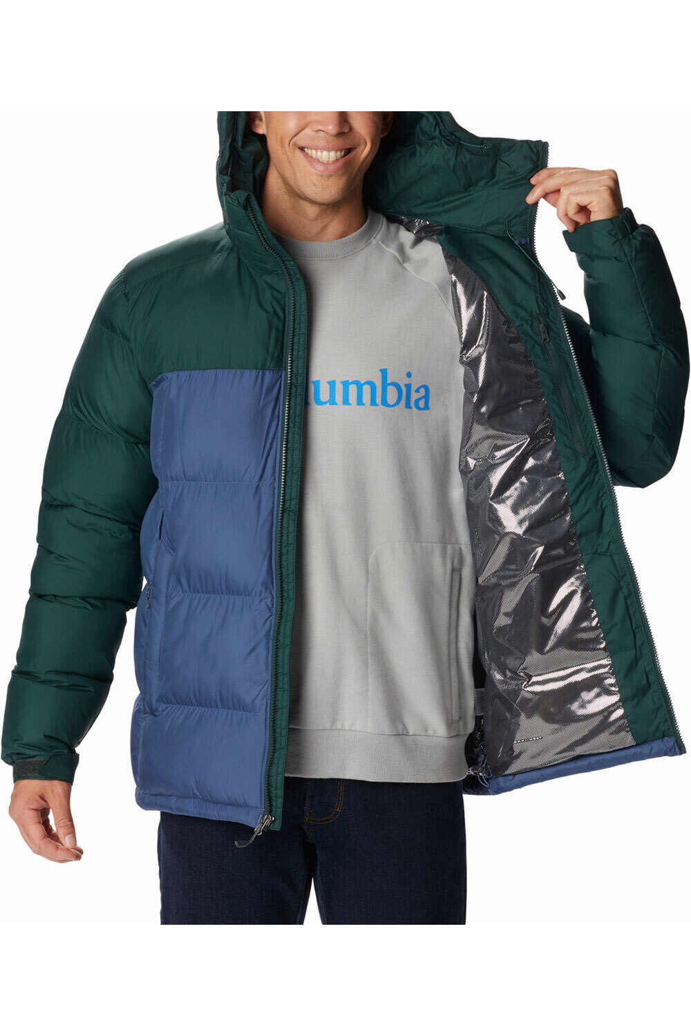 Columbia chaqueta outdoor hombre Pike Lake Hooded Jacket vista trasera