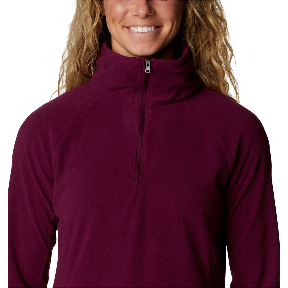 Columbia forro polar mujer Glacial IV 1/2 Zip vista detalle