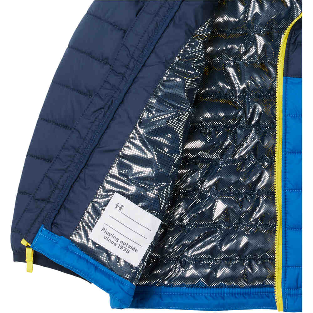 Columbia chaqueta outdoor niño Powder Lite Boys Hooded Jacket vista detalle