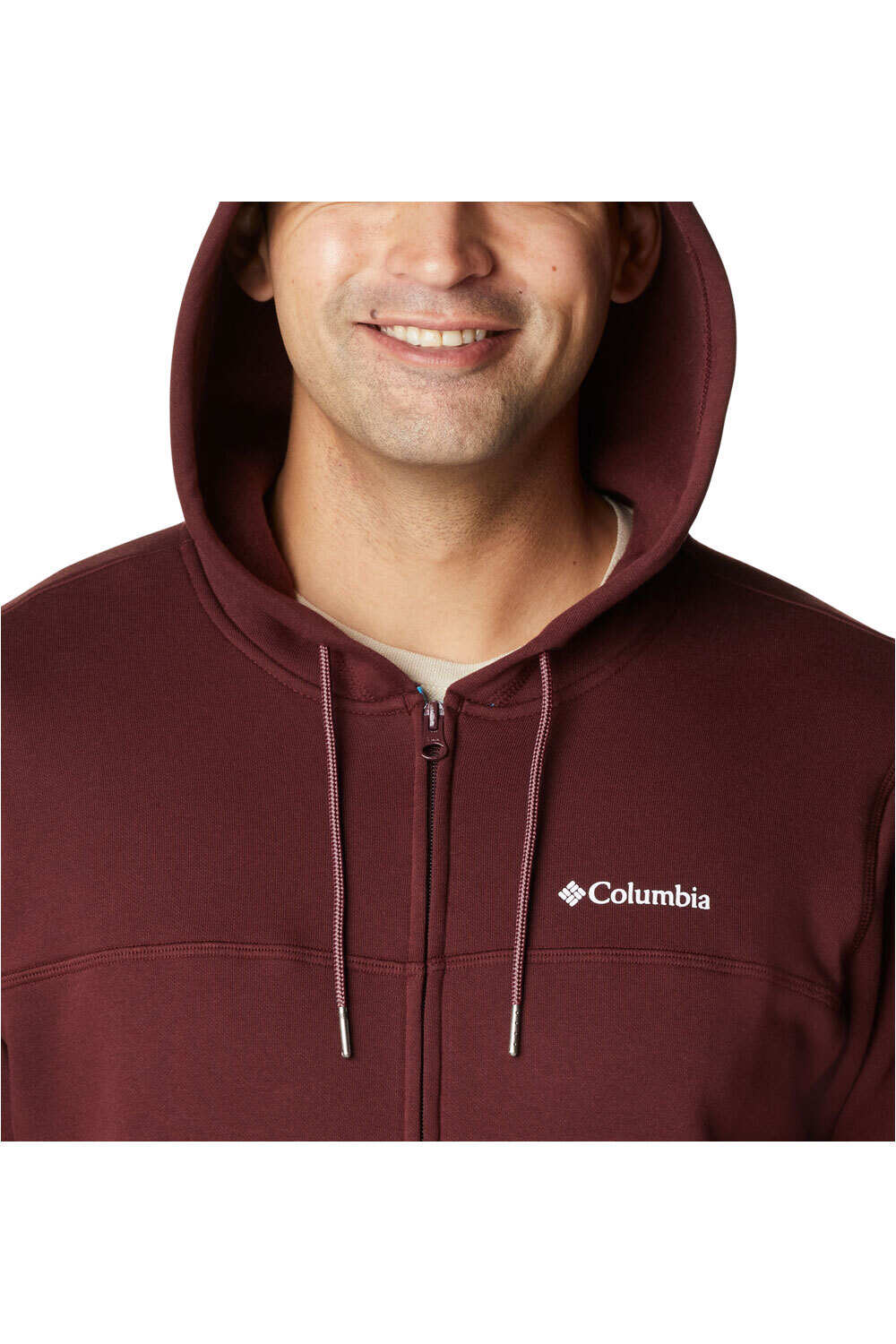 Columbia Sudaderas Montaña Hombre M Columbia Logo Fleece FZ vista trasera