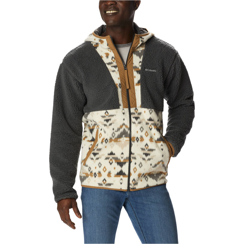 Columbia forro polar hombre Backbowl Sherpa Full Zip Hoodie 04