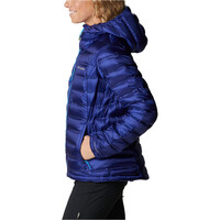 Columbia chaqueta outdoor mujer Pebble Peak Down Hooded Jacket vista detalle