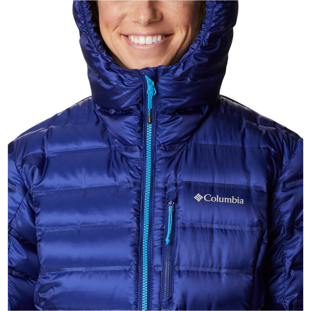 Columbia chaqueta outdoor mujer Pebble Peak Down Hooded Jacket 03