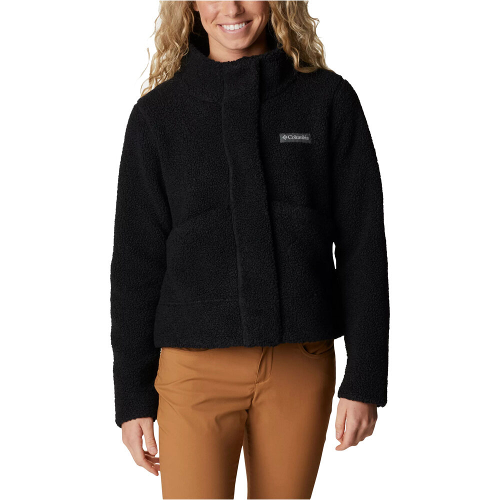 Columbia forro polar mujer Panorama Snap Fleece Jacket vista frontal