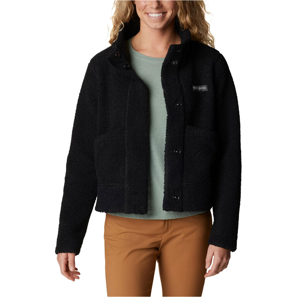 Columbia forro polar mujer Panorama Snap Fleece Jacket vista detalle