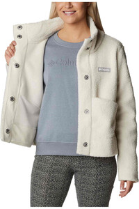 Columbia forro polar mujer Panorama Snap Fleece Jacket vista trasera