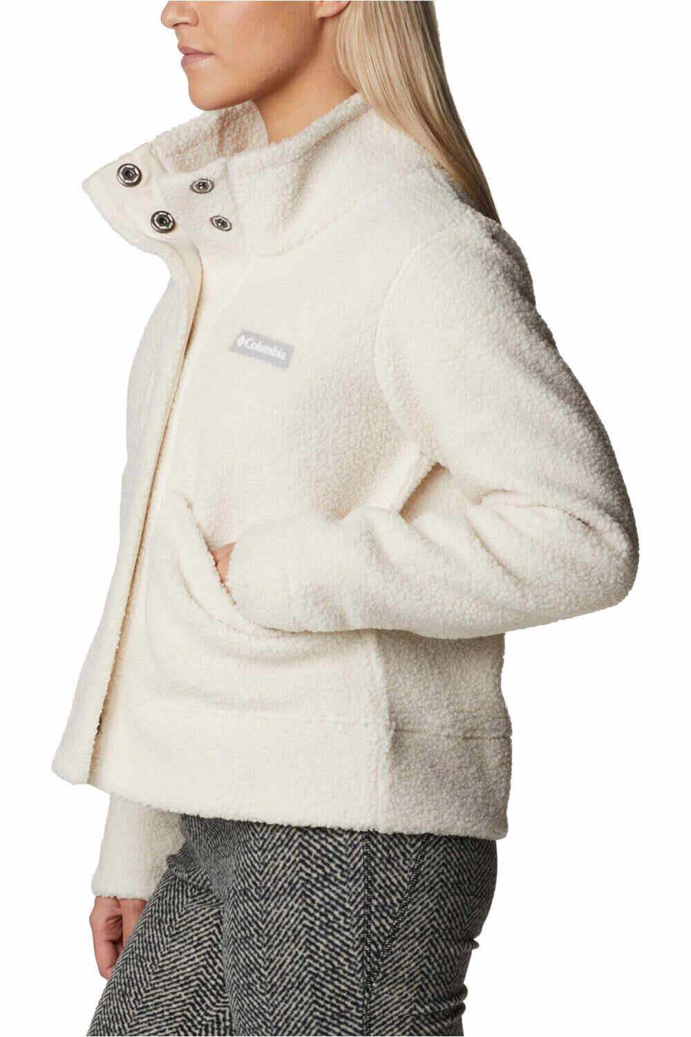 Columbia forro polar mujer Panorama Snap Fleece Jacket 03
