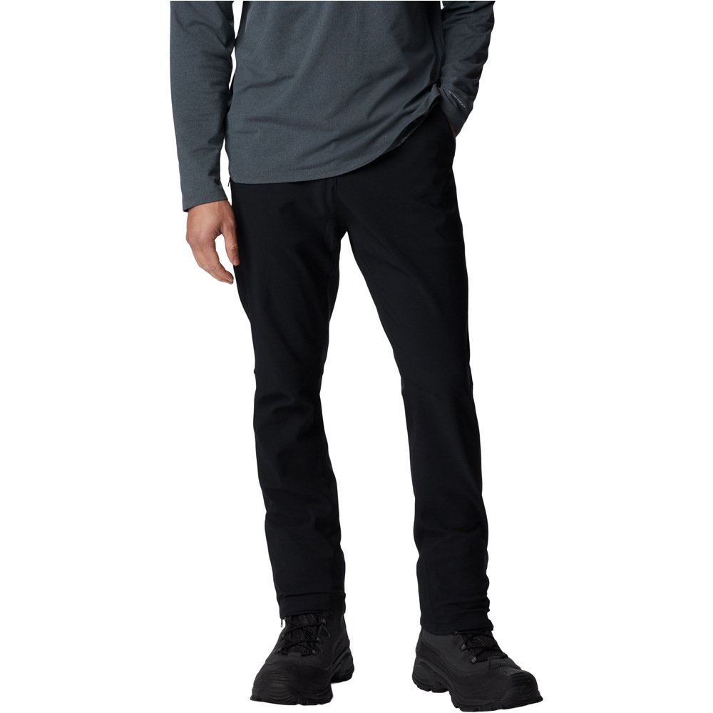 Passo alto iii heat pantalón montaña hombre Negro (36)