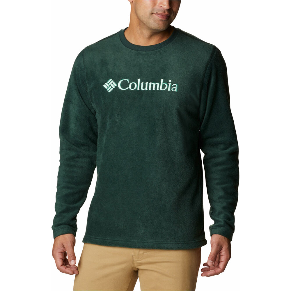 Columbia Sudaderas Montaña Hombre Steens Mountain Crew vista frontal