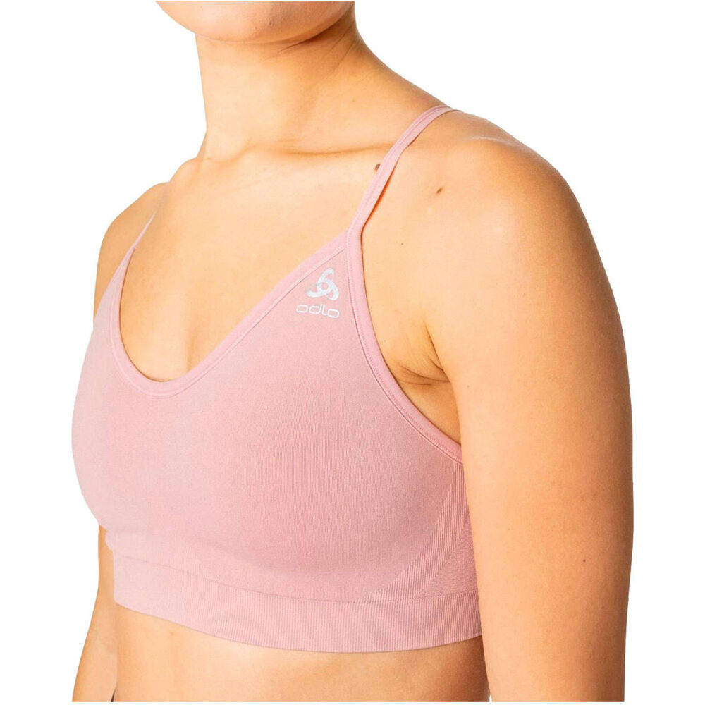 Odlo body running mujer SportbraSEAMLESSSOFT vista frontal