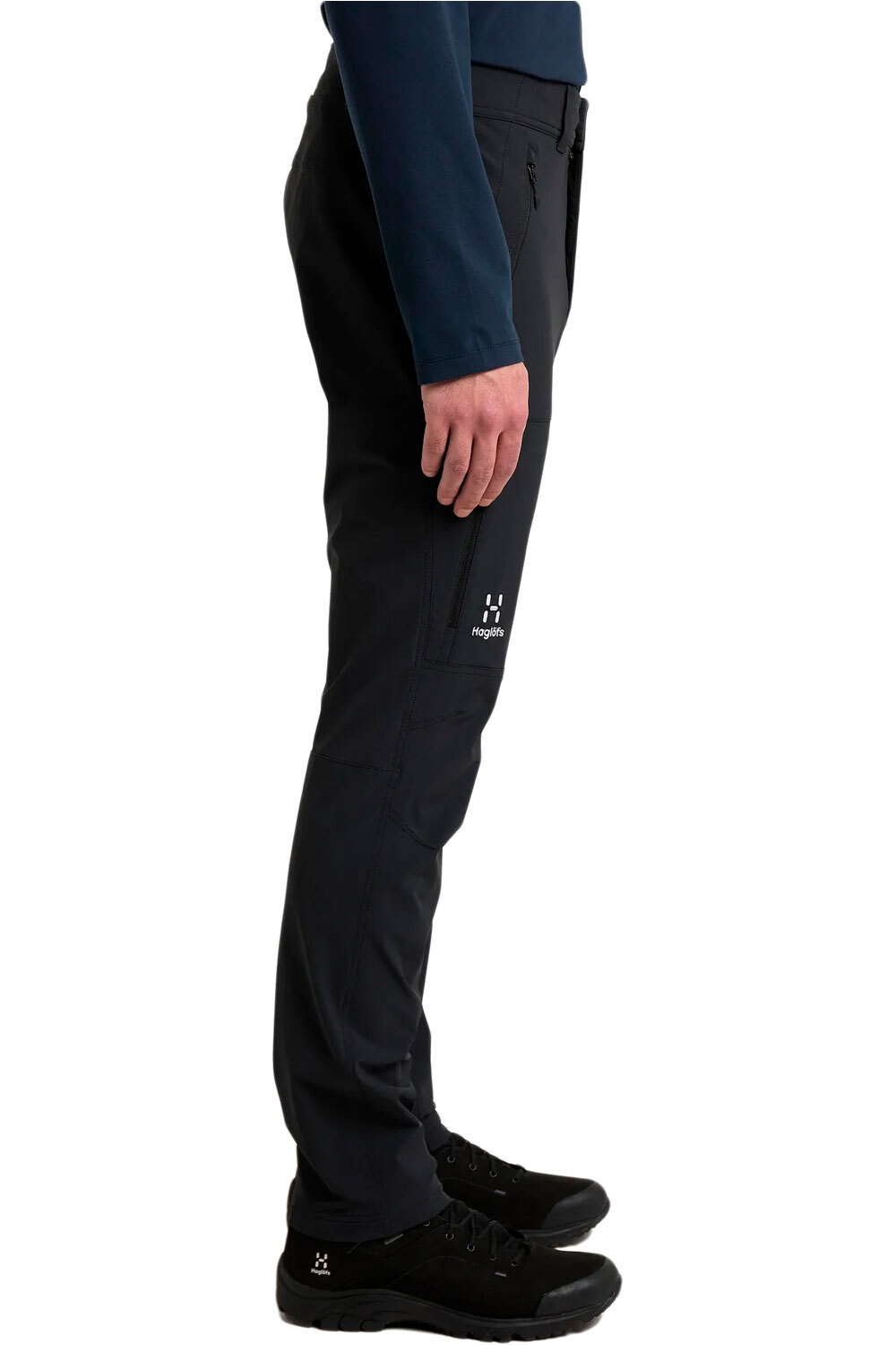 Haglofs pantalón montaña hombre Morn Softshell Slim Pant Men vista detalle