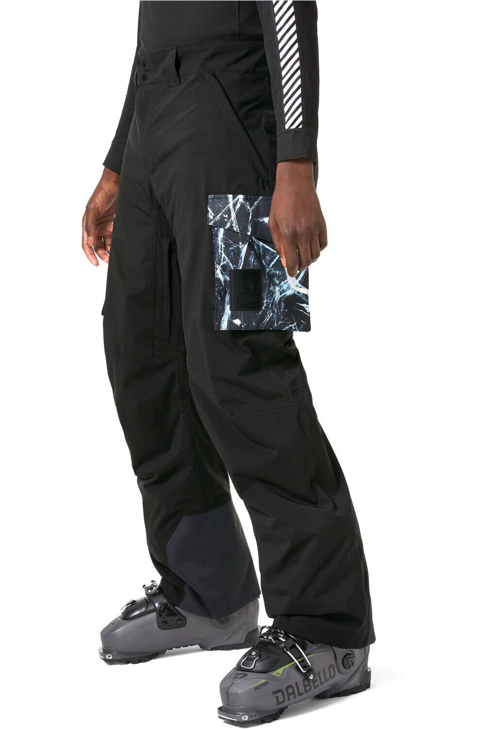 Ullr z pantalones esquí hombre Negro (S)