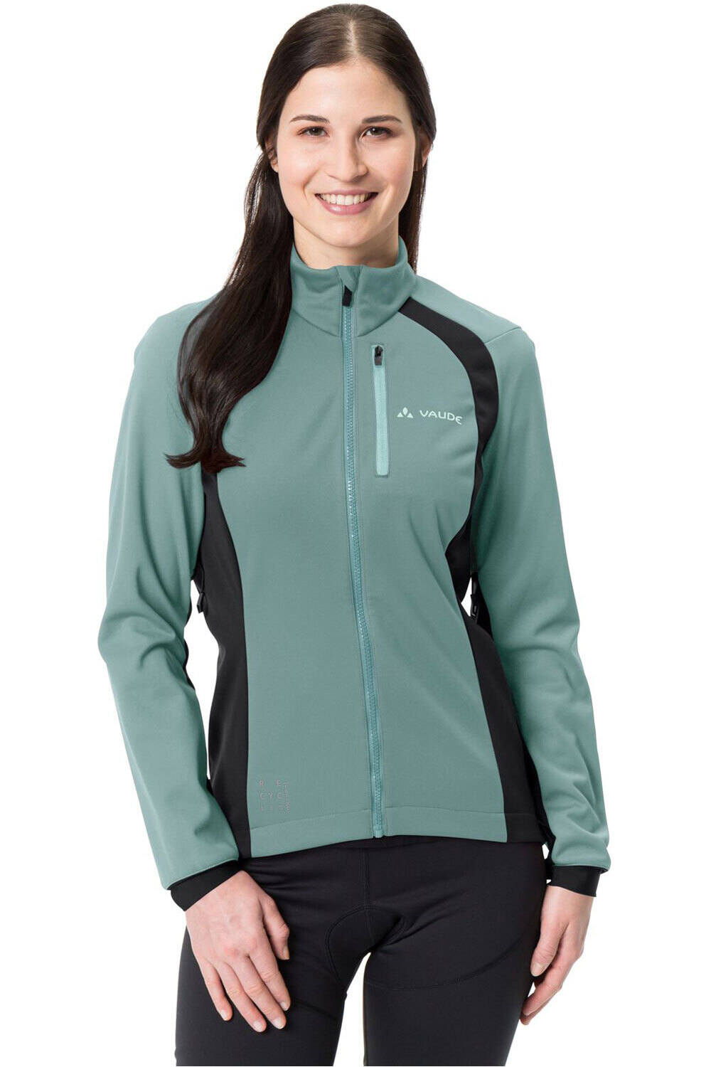 Vaude cortavientos ciclismo mujer Women's Posta Softshell Jacket vista frontal