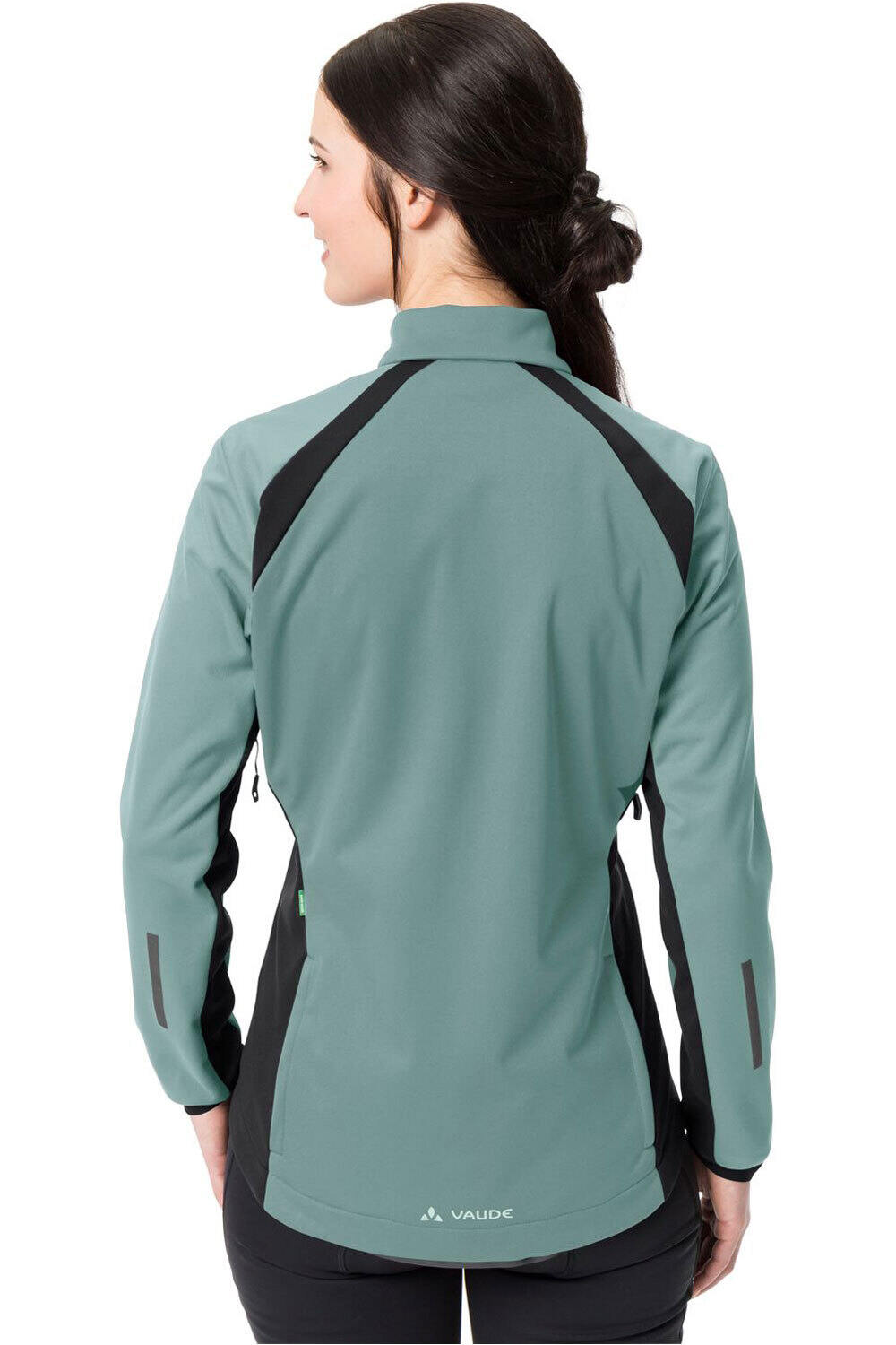 Vaude cortavientos ciclismo mujer Women's Posta Softshell Jacket vista trasera