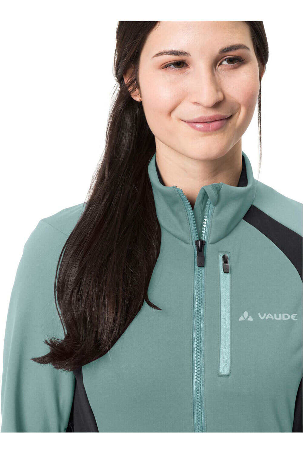 Vaude cortavientos ciclismo mujer Women's Posta Softshell Jacket vista detalle