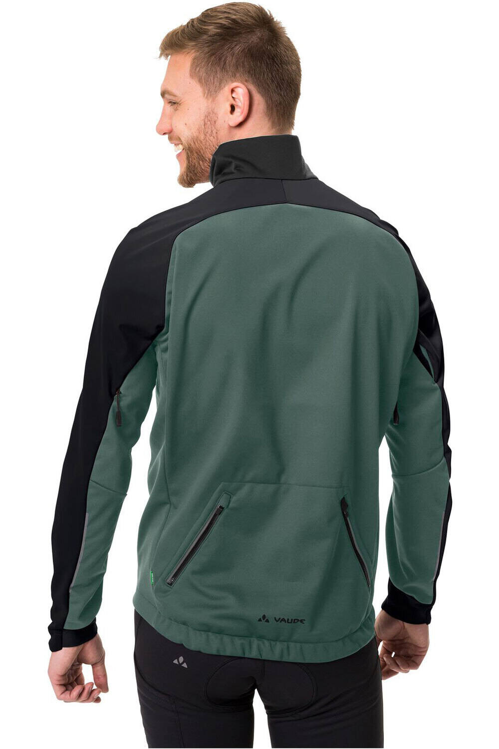 Vaude cortavientos ciclismo hombre Men's Posta Softshell Jacket VI vista trasera