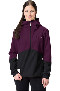 Vaude cortavientos ciclismo mujer Women's Tremalzo Softshell HZ Jacket vista frontal