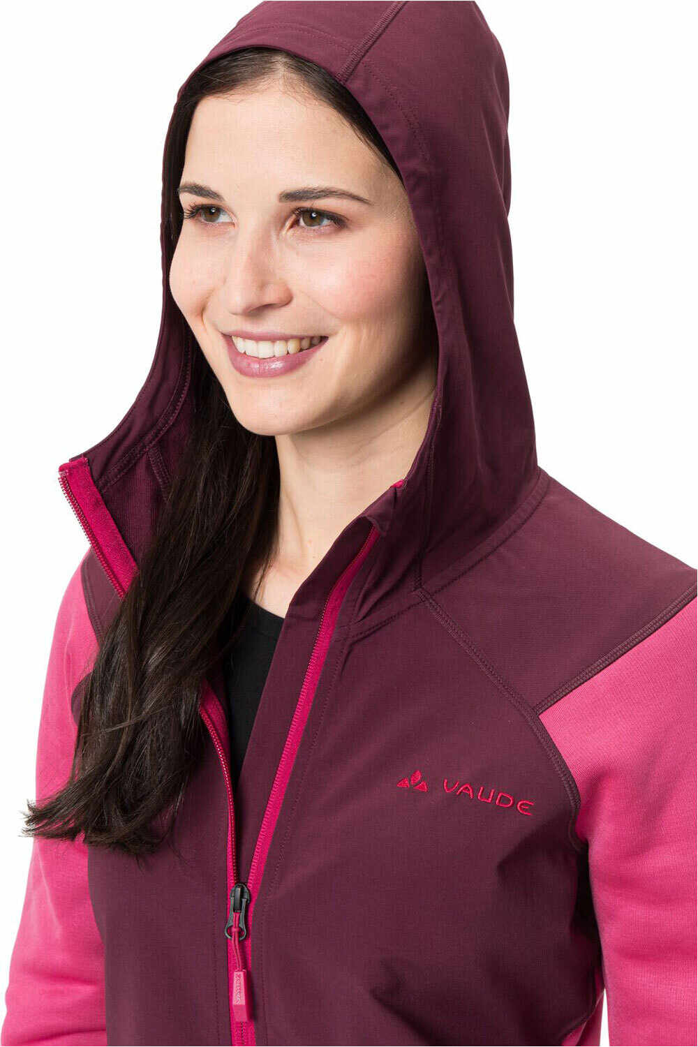 Vaude cortavientos ciclismo mujer Women's Tremalzo Hooded Jacket vista detalle