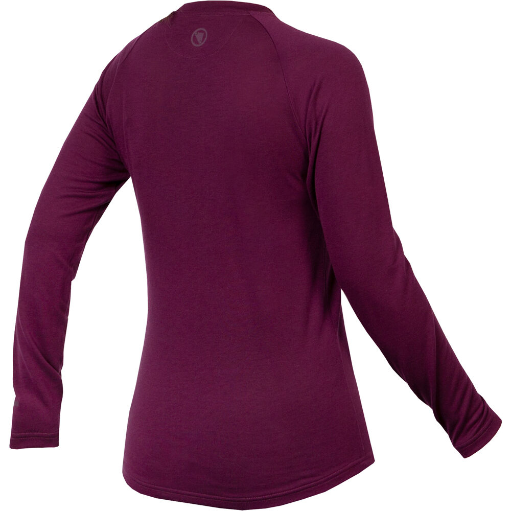 Endura camiseta térmica mujer Camiseta interior de mujer BaaBaa M/L vista trasera