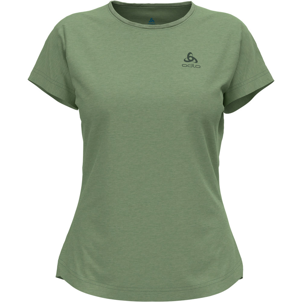 Odlo camiseta montaña manga corta mujer T-shirt crew neck s/s ASCENT 365 vista frontal