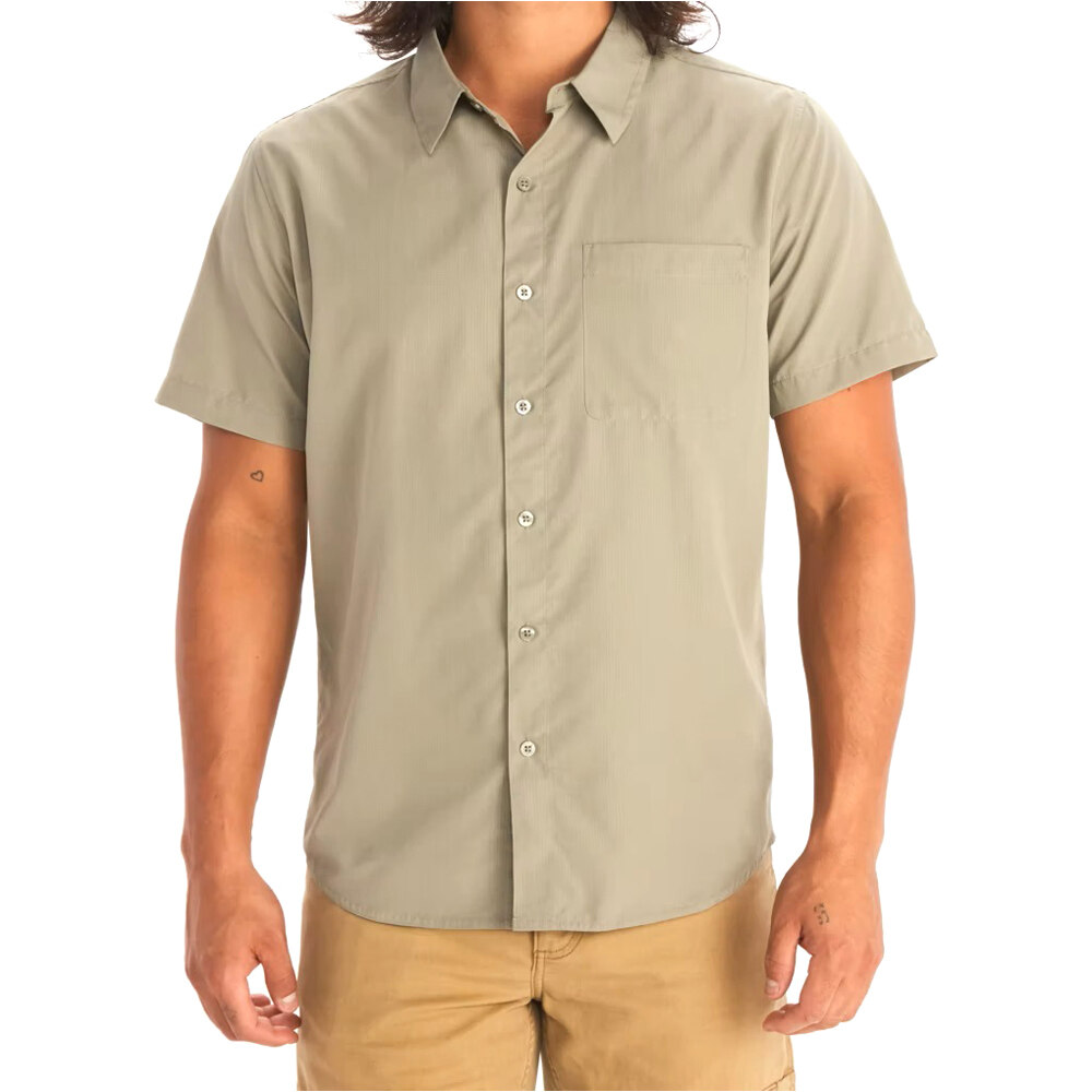 Marmot camisa montaña manga corta hombre Aerobora SS vista frontal