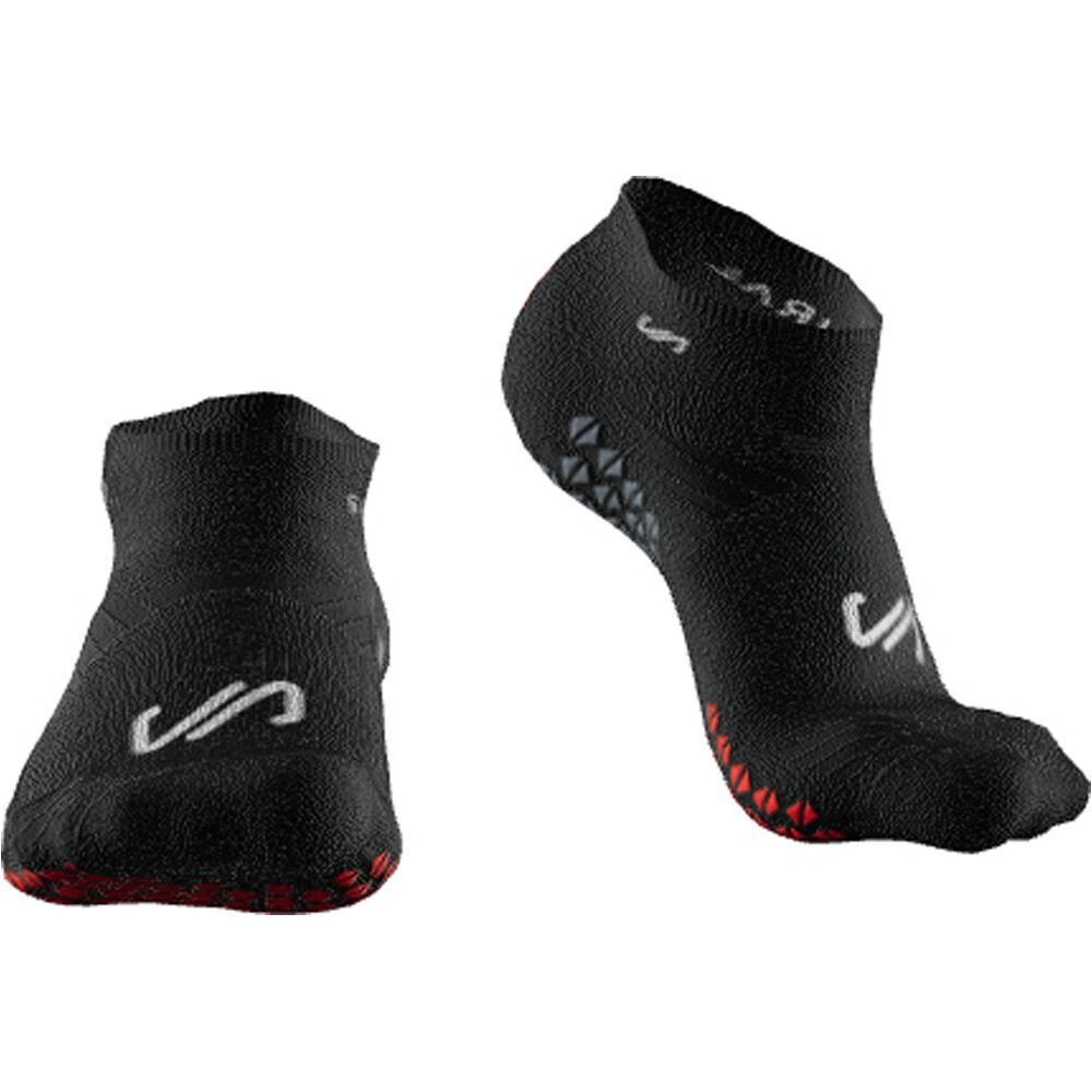 Calcetin tecnico corto calcetines running Negro (3)
