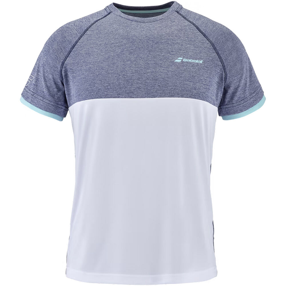 Babolat camiseta tenis manga corta hombre Play Crew Neck Tee vista frontal