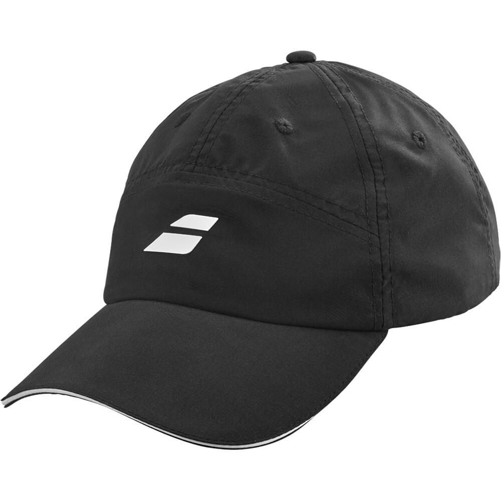 Microfiber gorra tenis Negro (UNICA)