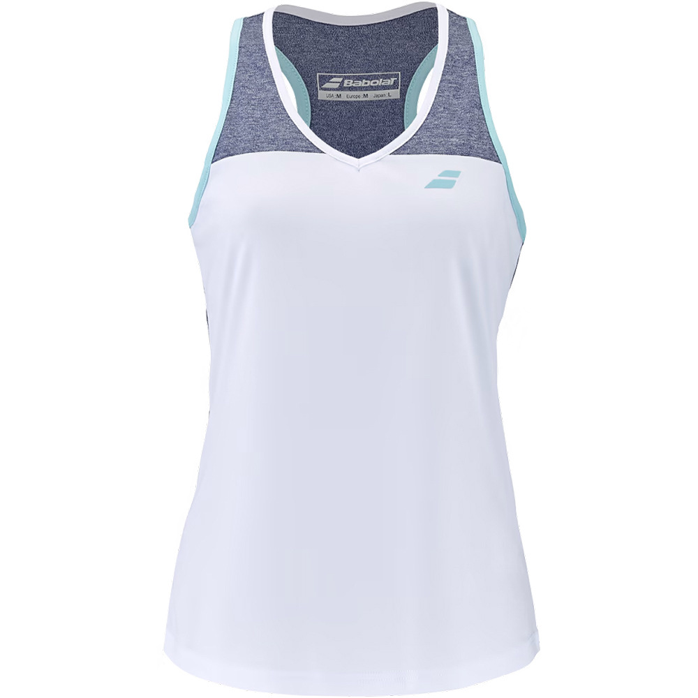 Babolat camiseta tenis manga corta mujer Play Tank Top vista frontal