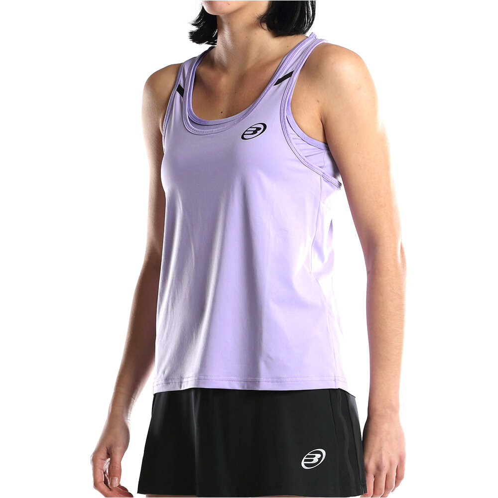 Bullpadel camiseta tenis manga corta mujer ERASE vista detalle