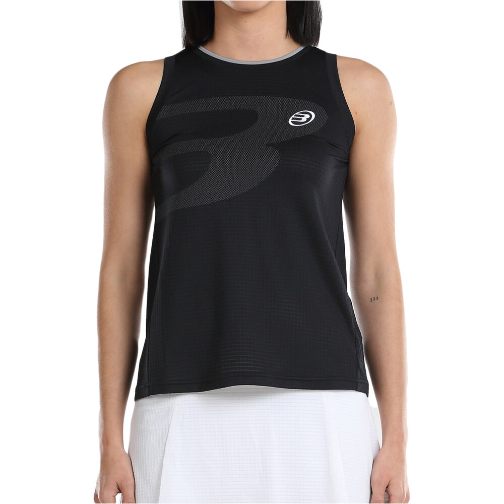 Bullpadel camiseta tenis manga corta mujer YEMA vista frontal