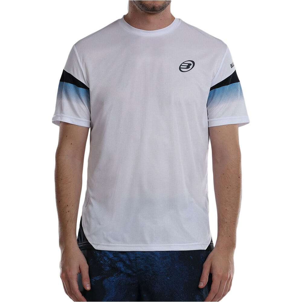 Bullpadel camiseta tenis manga corta hombre AGUZO vista frontal