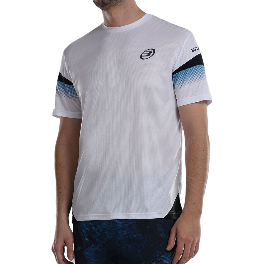 Bullpadel camiseta tenis manga corta hombre AGUZO vista trasera