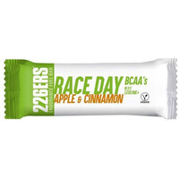 226ers barritas energéticas RACE DAY BAR BCAAs 40g APPLE & CINNAMON vista frontal